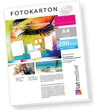 PREMIUM Fotopapier Druckerpapier für Laserdrucker 200g Matt A4 weiß BEIDSEITIG