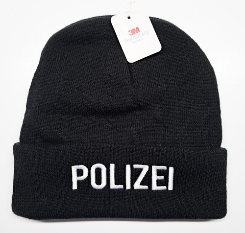 Polizei strickmütze - polizei,