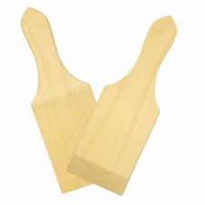 Städter Butterbrettchen 2er Set Butter Brettchen Holzbrettchen Butterkugeln Deko