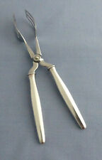 Salatzange - Vorlegezange Gemüsezange Zange Kuchenzange - 100er Silber Edelstahl