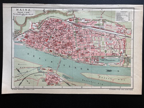 Antike landkarte stadtplan - landkarte,