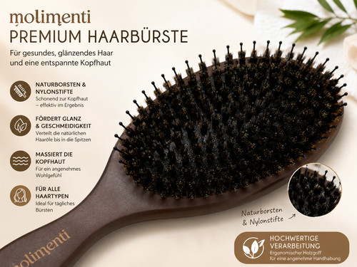 Molimenti premium haarbürste - premium,