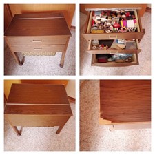 ✅ NÄHKASTEN AUF ROLLEN 3 EBENEN  VOLL GEFÜLLT