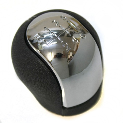 Chrome schwarz schaltknauf - chrome,