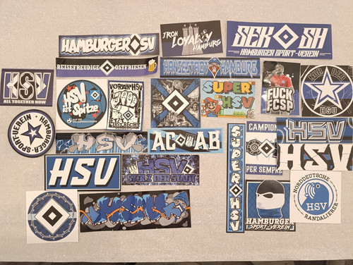 Verschiedene hsv aufkleber - hsv,