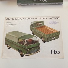 Original Prospekt DKW Auto Union Schnellaster N29