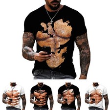 Herren 3D-gedrucktes T-Shirt