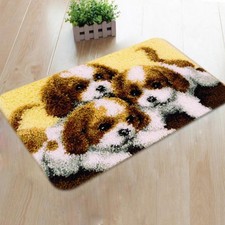 Knüpfteppich Zum Selber Knüpfen Knüpfset Teppich für Erwachsene & Kinder Zum