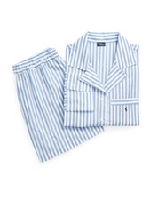 Polo Ralph Lauren Damen Pyjama Crop & Boxer Set Schlafanzug Nachtwäsche