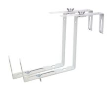 Balkonkastenhalter 2er Set Blumenkastenhalter Balkonkastenhalterung 2 x weiß