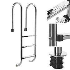 Pool Leiter 3 stufig Edelstahl