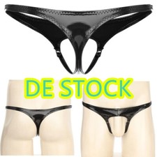 DE~Herren Ouvertslip Wetlook