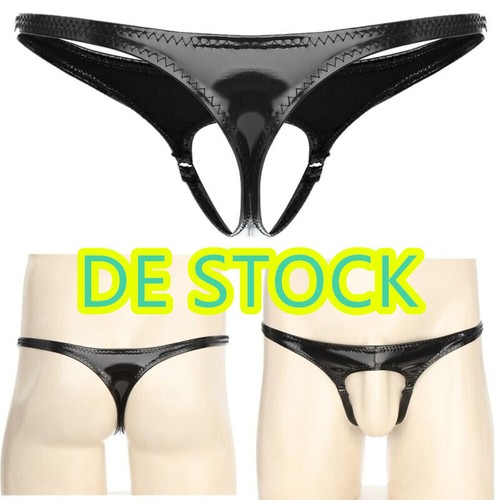 Herren ouvertslip wetlook - de~herren,