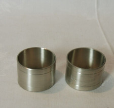 2 Zinn-Serviettenringe