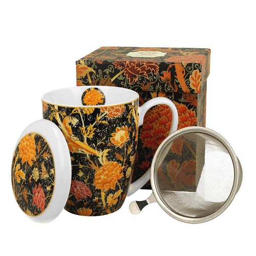 Teetasse mit sieb deckel duo - teetasse, &