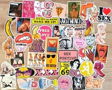 Stickerbomb 50 Set sexy Frauen