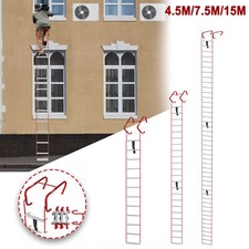 Klappbar Strickleiter Feuerleiter Rettungsleiter Notleiter Leiter 4.5m/7.5m/15m