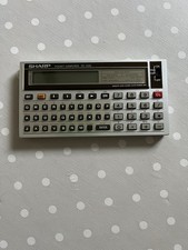 SHARP POCKET COMPUTER PC-1245 (+ COVER, +TASTATUR-OVERLAY) ? GETESTET