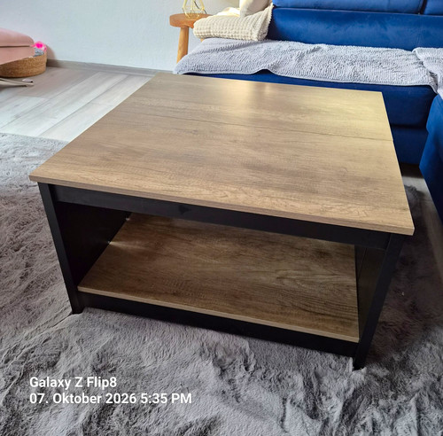 Braun couchtisch rechteckig - braun,