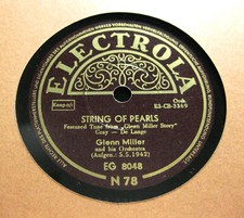 GLENN MILLER String Of Pearls / Little Brown Jug ELECTROLA EG 8048 (529)