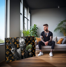 Kunstwerk  "Fighter" auf