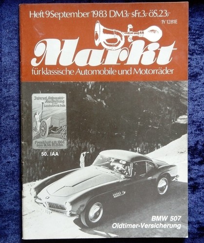 Oldtimer markt 1983 bmw - 9.1983,