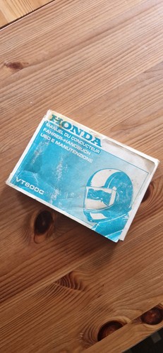 Fahrerhandbuch honda 600 - vt,