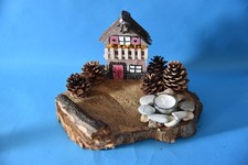 Waldhäuschen mit Herz, Upcycling, handgefertigt, Wohn- und Gartendeko