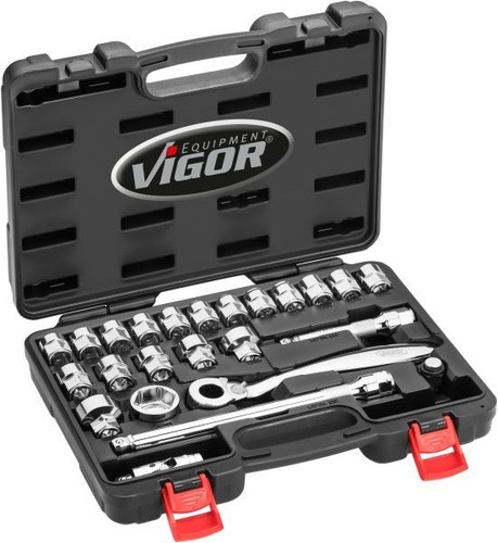 Vigor steckschlüssel set - steckschlÜssel-set, 1/2"