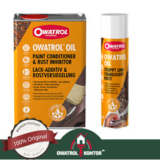 Owatrol Öl Set 1l+300ml Spray Rostversiegelung Rostschutz Entroster Kriechöl Oil