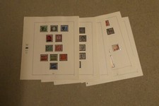 Bund 1960 bis 1969 Safe altes System Blatt 18 bis 46 teils mit Marken ** und O