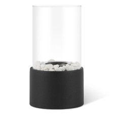 Tischfeuer Tischkamin Innen Außen Tischfeuer Tragbarer Dekokamin Edelstahl Glas