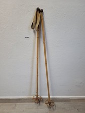 Paar Skistöcke Bambus