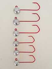 3er Jigkopf, Rundkopf, Raubfischhaken mit und ohne Baitholder und VMC 5150