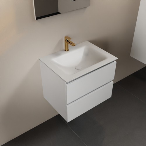Corian waschtisch set weiß - waschtisch,