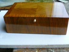 Holzschatulle antik,Holzkästchen,Nußbaum,Kirschbaum