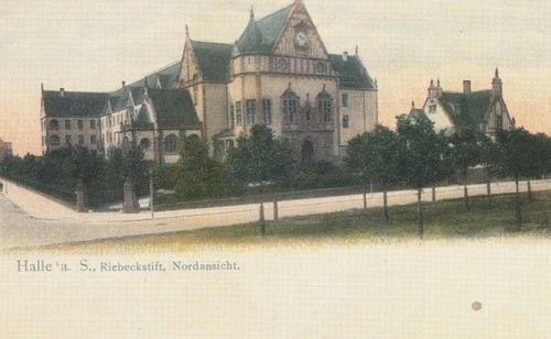 Neue ansichtskarte halle - ansichtskarte,