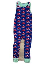 Maxomorra 98/104 Organic Jersey Latzhose Feurwehr Unisex Junge Mädchen wie Neu