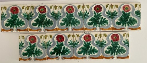 Jugendstil fliese kachel tegel - jugendstil,