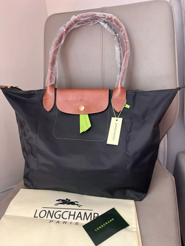 Damen schwarz longchamp große - schwarz,