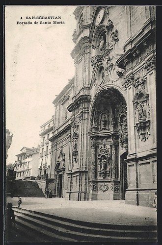 Ansichtskarte san sebastian - ansichtskarte,