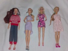 4 Barbie Puppen Kleines Konvolut (Defekte)