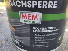 DACHSPERRE  MEM  zur dauerhaften Abdichtung gegen Wasser