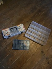 3 Werkzeug Kisten Schraubenkasten Konvolut Stapelbox Kleinteilemagazin