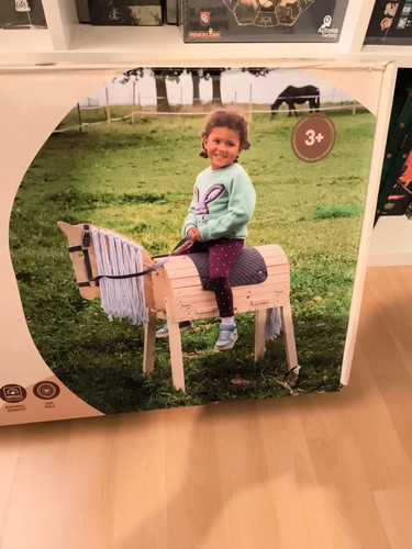 Toylino holzpferd für kinder - holzpferd,