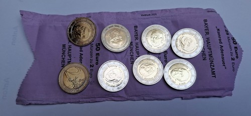 Euro prägestätte d - x,