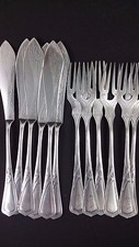 12 tlg WMF Jugendstil Fischbesteck Modell 37