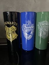 3 Harry Potter Gläser mit Wappen 