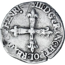 Frankreich, Henri III, 1/4 Ecu