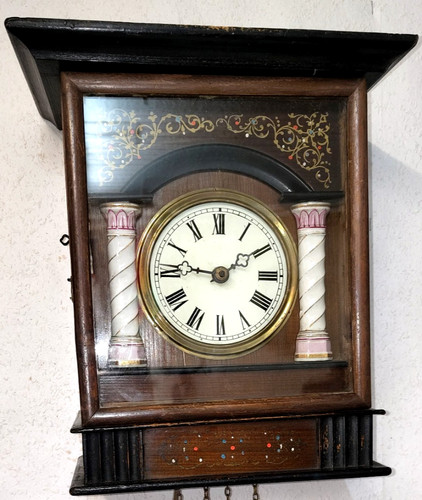 Antik wanduhr biedermeier - wanduhr,